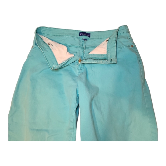 Petite Jeans Kim Rogers Straight Leg Women's 8P Blue 5-Pocket Cotton Blend - Picture 5 of 9